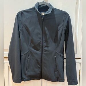 Lucy Tech Full Zip Jacket in Navy Blue with Front Pockets